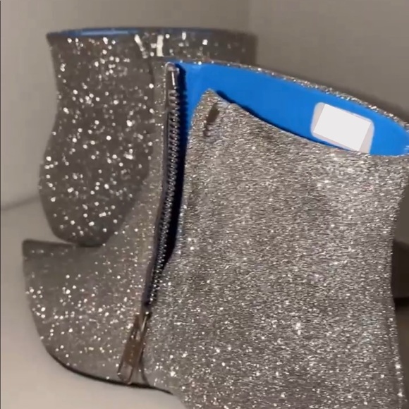 Silver glitter ankle boots Balenciaga, size 39, with a box, 100% authentic - Picture 4 of 4
